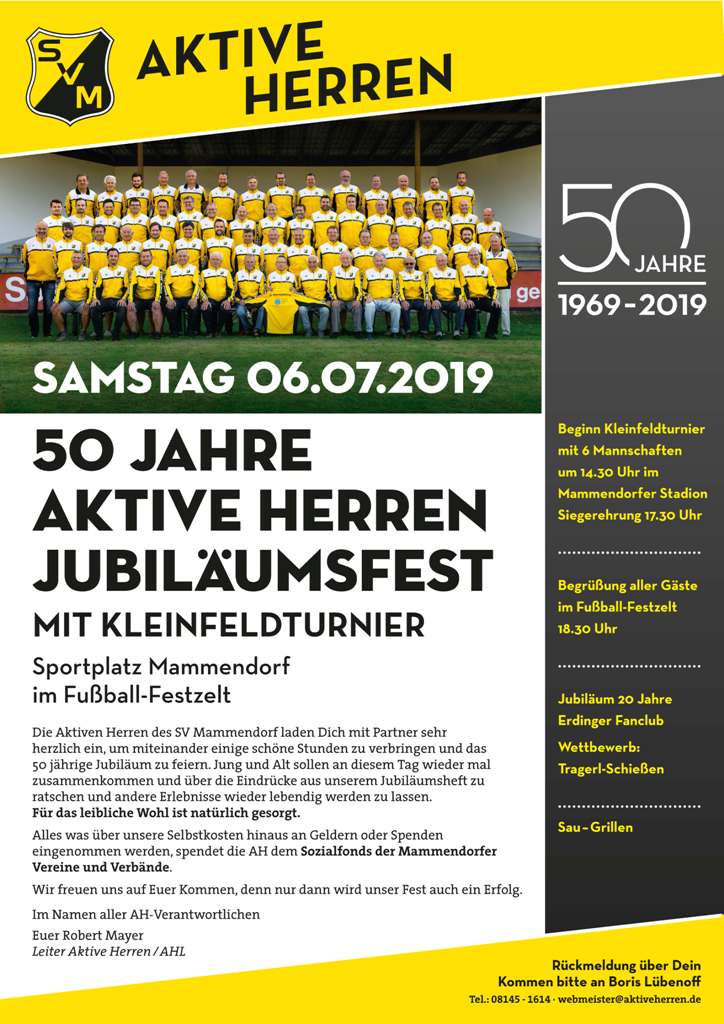 50 Jahre Aktive Herren